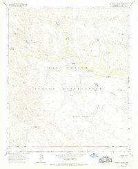 Dourine Canyon 1966 topographic map thumbnail