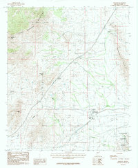 Dragoon 1985 topographic map thumbnail