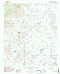 Dragoon 1985 topographic map thumbnail