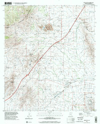 Dragoon 1996 topographic map thumbnail
