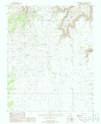 Driftwood Canyon 1988 topographic map thumbnail