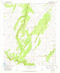Dry Lake NE 1971 topographic map thumbnail