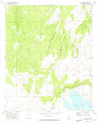 Dry Lake NW 1971 topographic map thumbnail