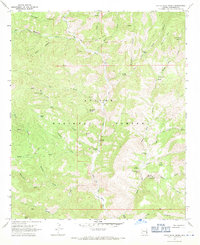 Dutch Blue Creek 1967 topographic map thumbnail