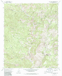Dutch Blue Creek 1967 topographic map thumbnail