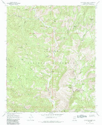 Dutch Blue Creek 1967 topographic map thumbnail