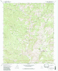 Dutch Blue Creek 1967 topographic map thumbnail