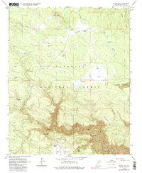 Dutton Hill 1963 topographic map thumbnail