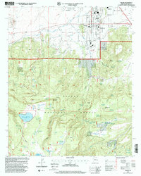 Eagar 1997 topographic map thumbnail