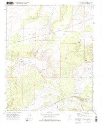 Eagle Nest Mtn 1973 topographic map thumbnail