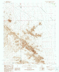 Eagletail Mountains East 1990 topographic map thumbnail