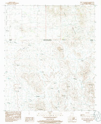 East of Douglas 1985 topographic map thumbnail