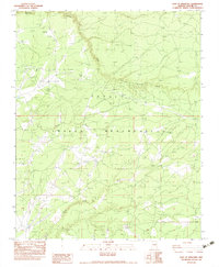 East of Kinlichee 1983 topographic map thumbnail