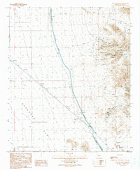 East of Utting 1990 topographic map thumbnail