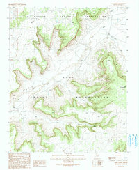 Echo Canyon 1990 topographic map thumbnail