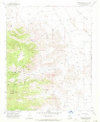 Elements Canyon 1968 topographic map thumbnail