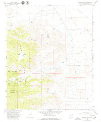 Elements Canyon 1968 topographic map thumbnail