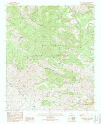 Elevator Mountain 1989 topographic map thumbnail