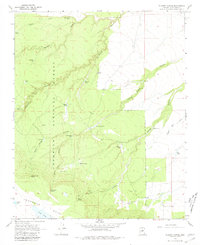 Elliott Canyon 1968 topographic map thumbnail
