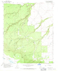 Elliott Canyon 1968 topographic map thumbnail