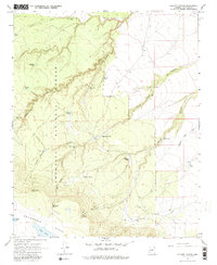 Elliott Canyon 1968 topographic map thumbnail