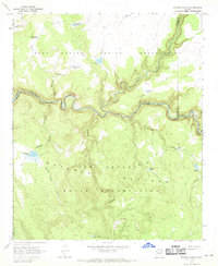 Elwood Canyon 1967 topographic map thumbnail