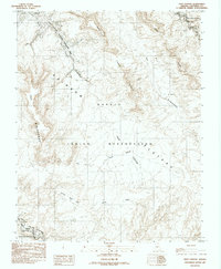 Face Canyon 1985 topographic map thumbnail