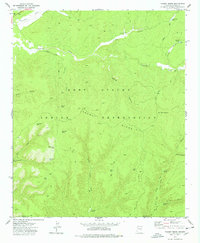 Faught Ridge 1977 topographic map thumbnail