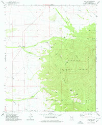 Fife Peak 1974 topographic map thumbnail