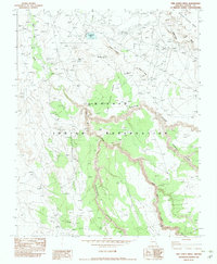 Fire Dance Mesa 1982 topographic map thumbnail