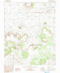 First Flat Mesa 1991 topographic map thumbnail