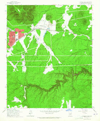 Flagstaff East 1962 topographic map thumbnail