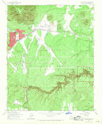 Flagstaff East 1962 topographic map thumbnail
