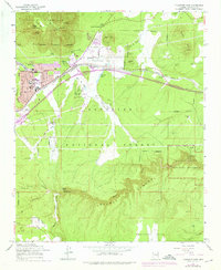 Flagstaff East 1962 topographic map thumbnail
