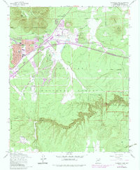 Flagstaff East 1962 topographic map thumbnail