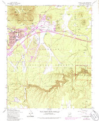Flagstaff East 1962 topographic map thumbnail