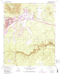 Flagstaff East 1962 topographic map thumbnail
