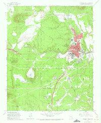 Flagstaff West 1962 topographic map thumbnail