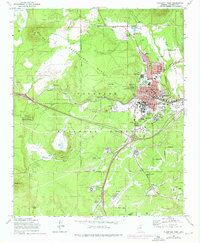 Flagstaff West 1962 topographic map thumbnail