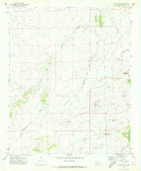 Flattop Hill 1970 topographic map thumbnail