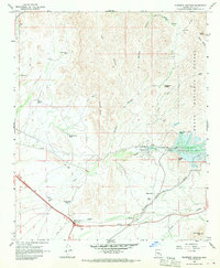 Florence Junction 1966 topographic map thumbnail