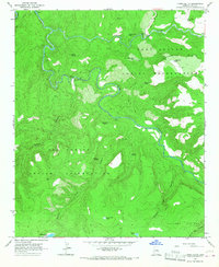 Forks Butte 1966 topographic map thumbnail