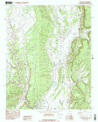 Fort Defiance 1982 topographic map thumbnail