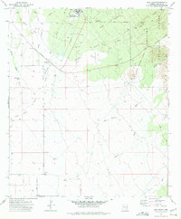 Fort Grant 1972 topographic map thumbnail
