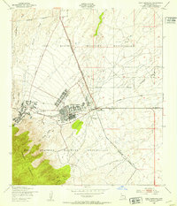 Fort Huachuca 1948 topographic map thumbnail