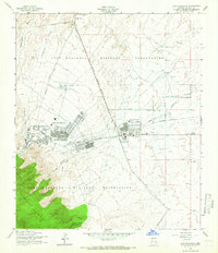 Fort Huachuca 1958 topographic map thumbnail
