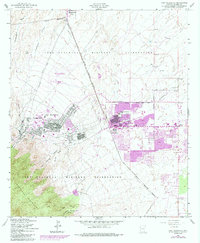 Fort Huachuca 1958 topographic map thumbnail