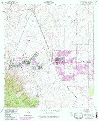 Fort Huachuca 1958 topographic map thumbnail