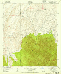 Fort Huachuca SW topographic map thumbnail