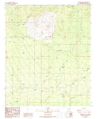 Fortified Peak 1988 topographic map thumbnail